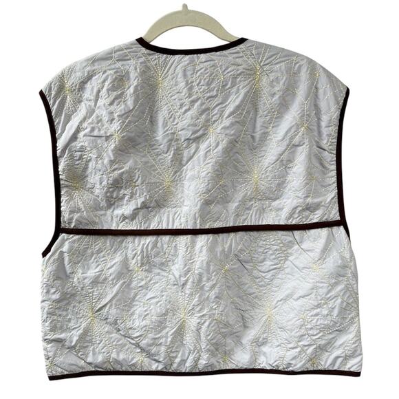 Free People Movement Kacie Reversible Quilted Liner Vest Size Large NWT - Picture 13 of 14